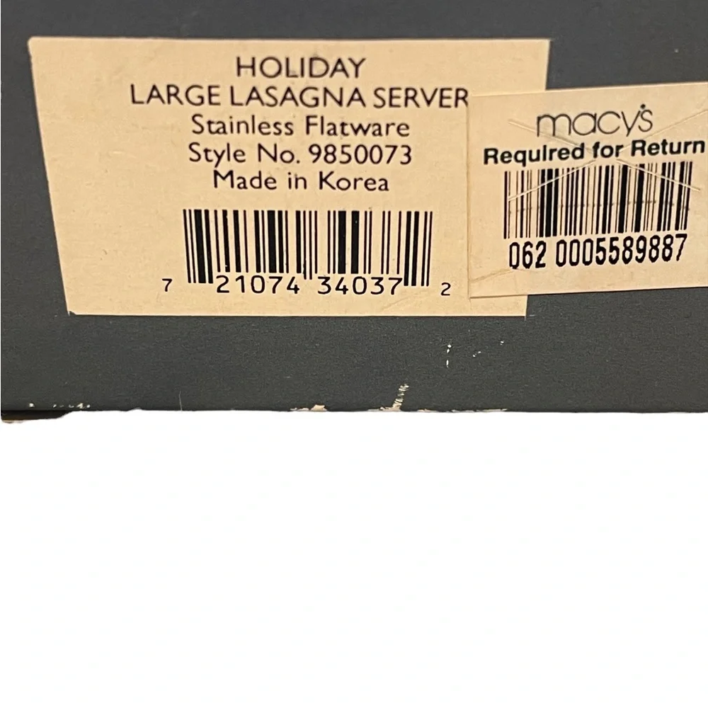 LENOX Holiday Large Lasagna Server